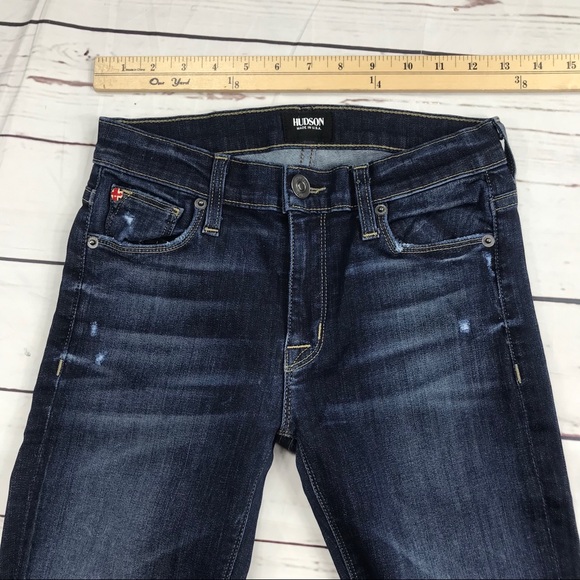 Women’s Hudson Size 25 Slim Boot Low Rise Jeans W - Picture 2 of 7